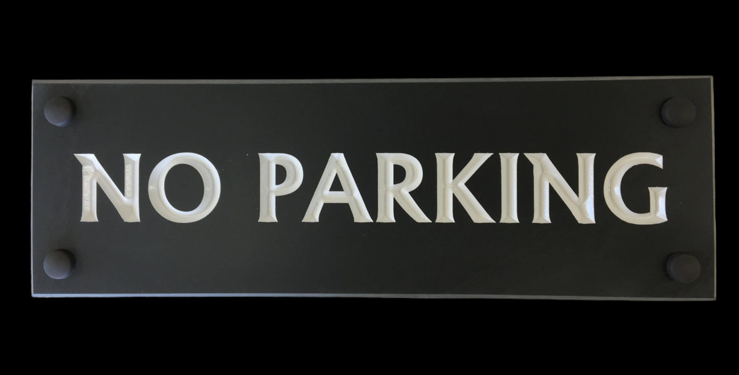 300mmx100mm No Parking Sign - COUNTY HOUSE SIGNS