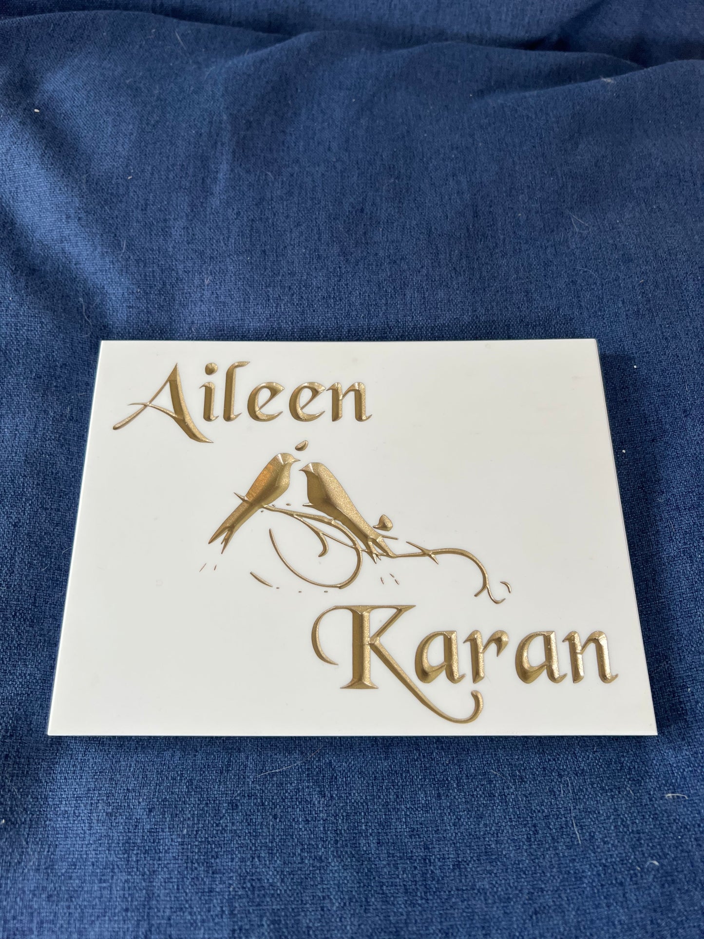 Corian 200x150mm Pet Memorial Plaque - COUNTY HOUSE SIGNS