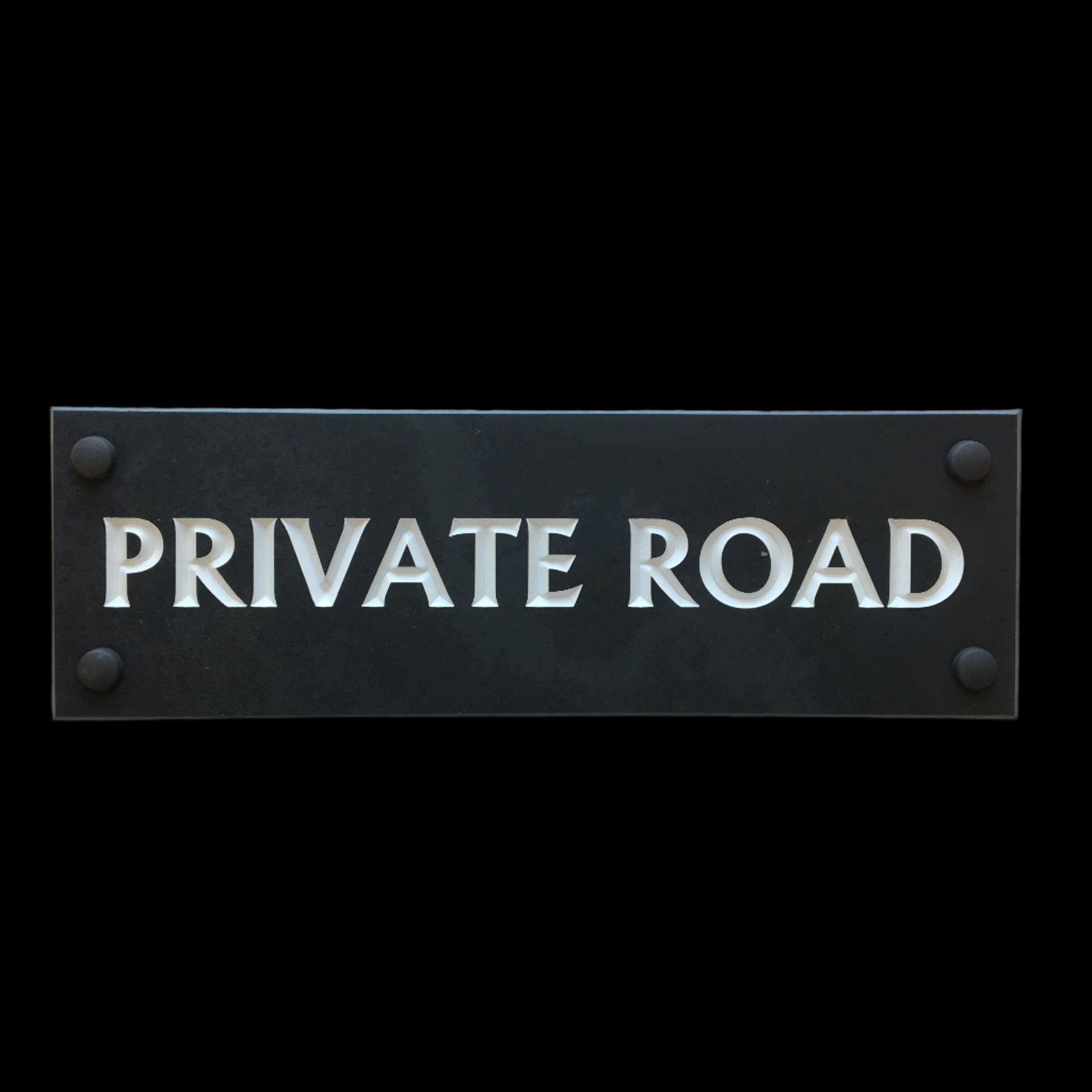 300mmx100mm Private Road Sign - COUNTY HOUSE SIGNS