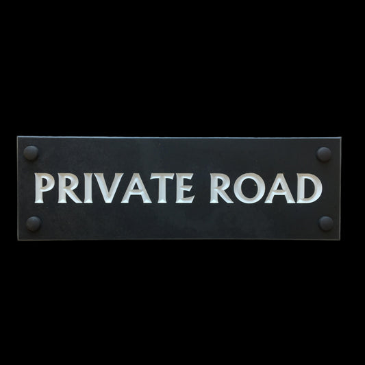 300mmx100mm Private Road Sign