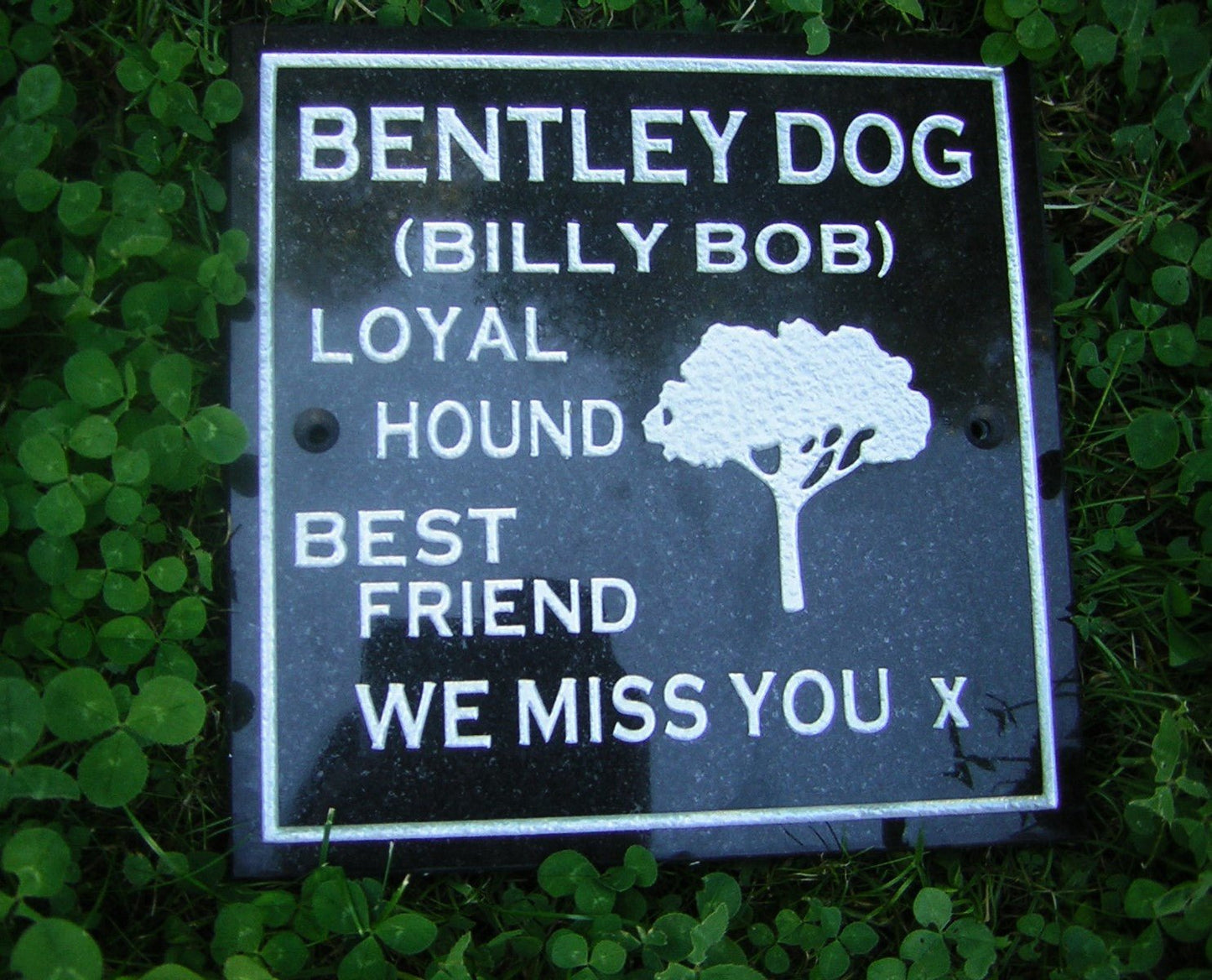 Corian 300x300mm Pet Memorial Plaque - COUNTY HOUSE SIGNS