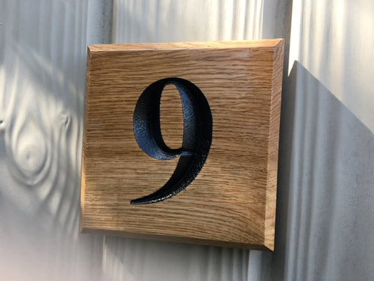 Prime grade oak 120mm x 120mm - COUNTY HOUSE SIGNS