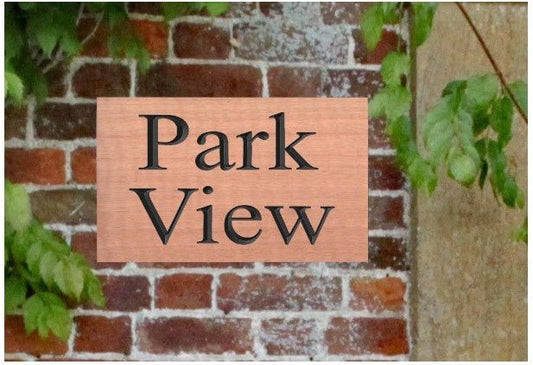 Prime grade oak 200mm x 145mm - COUNTY HOUSE SIGNS