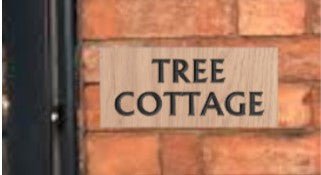 Prime grade oak 200mm x 90mm - COUNTY HOUSE SIGNS