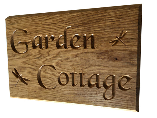 Prime grade oak 300mm x 211mm - COUNTY HOUSE SIGNS