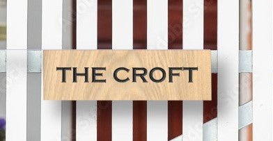 Prime grade oak 300mm x 90mm - COUNTY HOUSE SIGNS