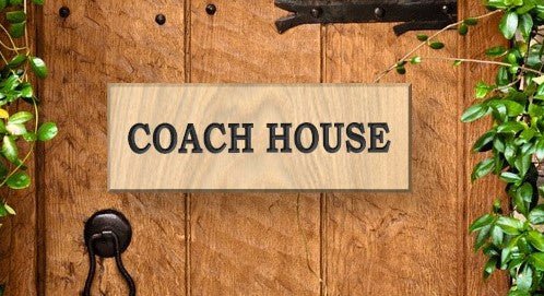 Prime grade oak 400mm x 145mm - COUNTY HOUSE SIGNS