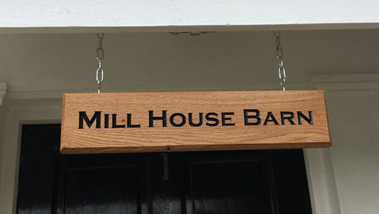 Prime grade oak 400mm x 90mm - COUNTY HOUSE SIGNS