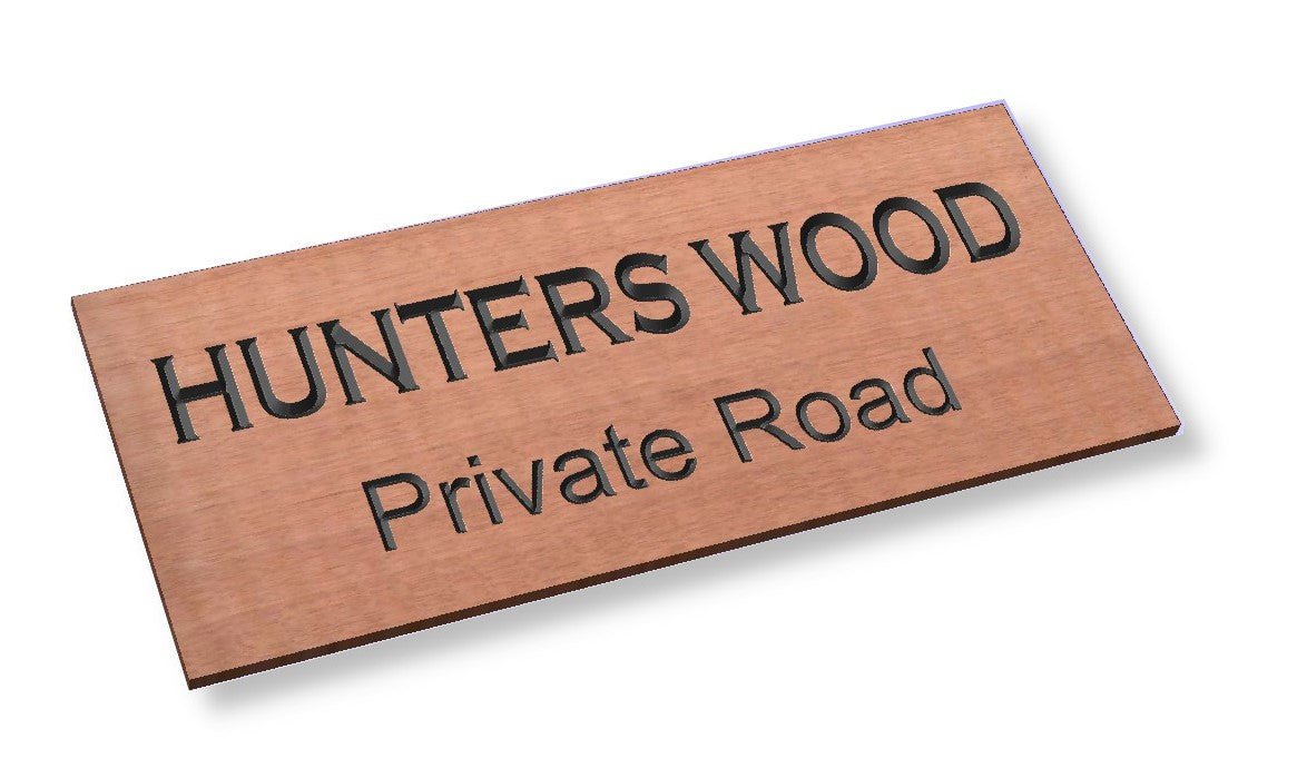 Prime grade oak 500mm x 210mm - COUNTY HOUSE SIGNS