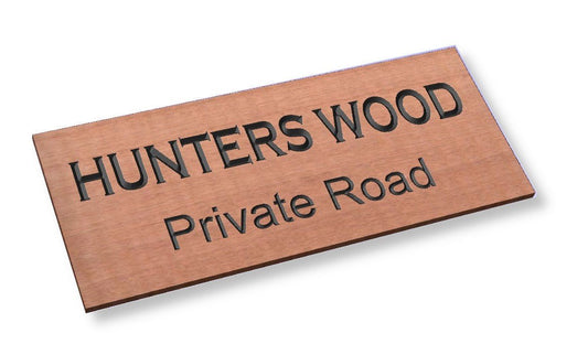 Prime grade oak 500mm x 210mm - COUNTY HOUSE SIGNS