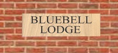 Prime grade oak 600mm x 300mm - COUNTY HOUSE SIGNS
