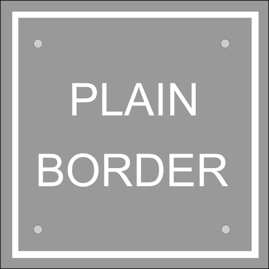 (H)200mm x (W)200mm (8"x 8")-Slate-Sign using Times New Roman font -Free artwork-Free delivery-Free plugs & screws (Excludes post) - COUNTY HOUSE SIGNS