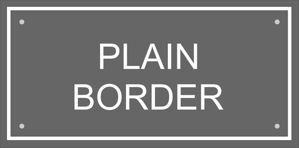 (W)200mm x (H)150mm x (8"x 6") Slate Sign using Times New Roman bold font -Free artwork-Free delivery-Free plugs & screws - COUNTY HOUSE SIGNS